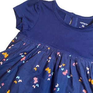Carters - Toddler Butterfly Mixed Print Top